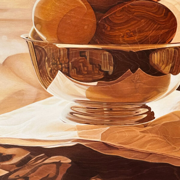 3-Possibilities.2025.CloserBowlNapkin.AcrylicInk.WoodPanel.36x36