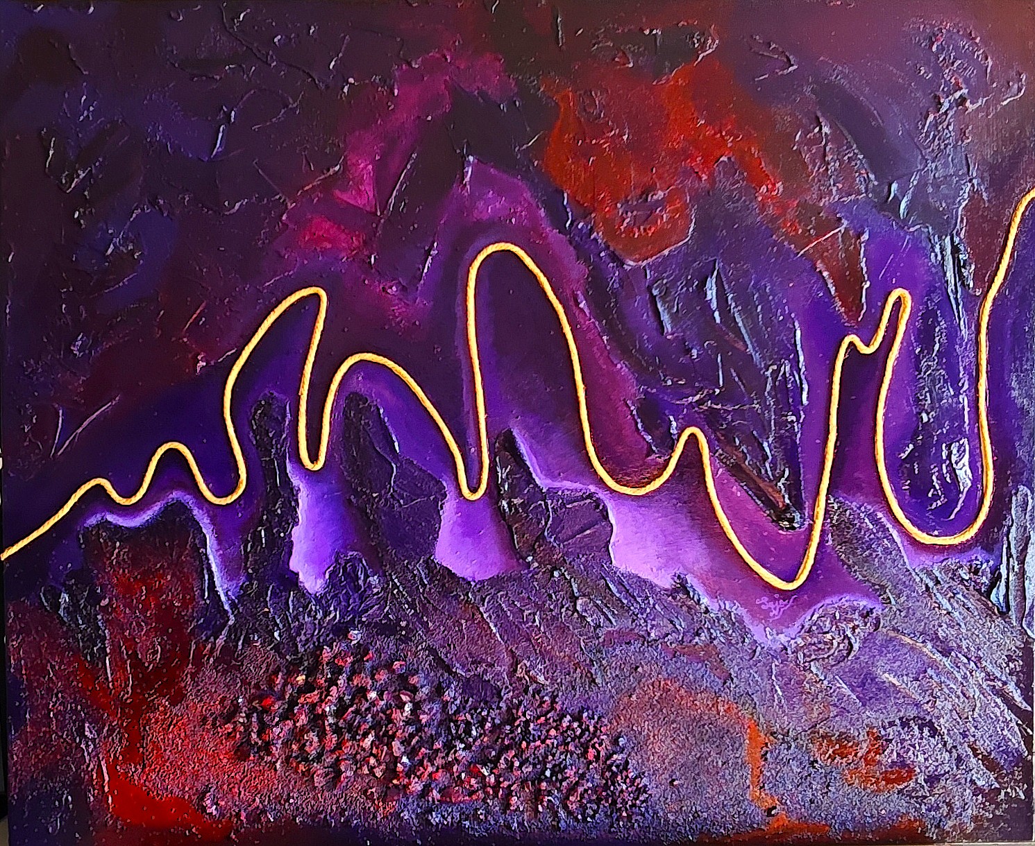 SyjoArt_La-Vie-nest-pas-un-Long-Fleuve-Tranquille_60x73x5cm_MixedMedia_1200E