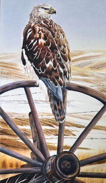 Yanqing-Huang-Guardian-of-the-Prairie《草原守护神》-2025-73x53.4cmdetail