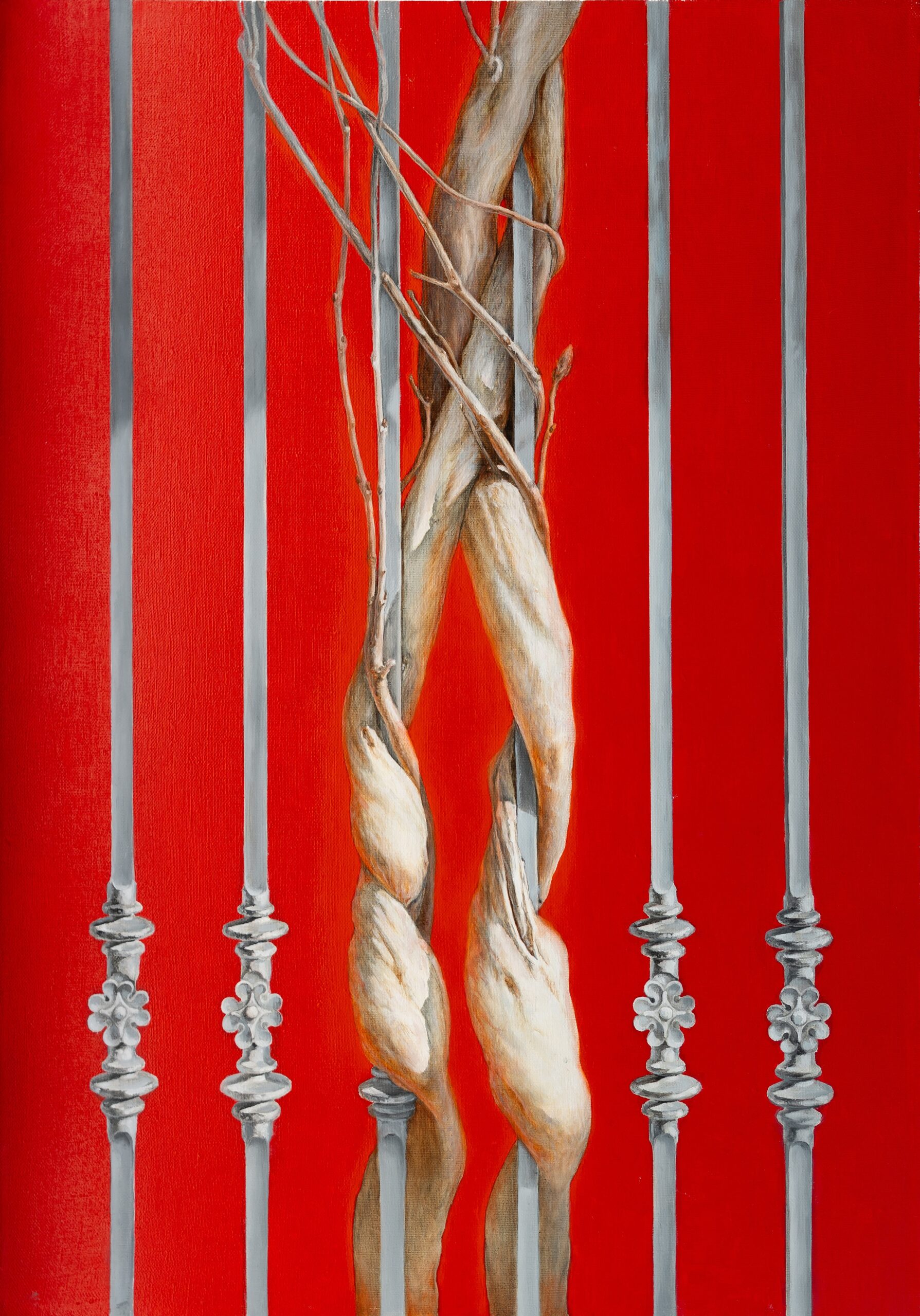 Lena-Kardash_Limit-of-density-Attraction_2024_Oil-on-linen_70x50-cm