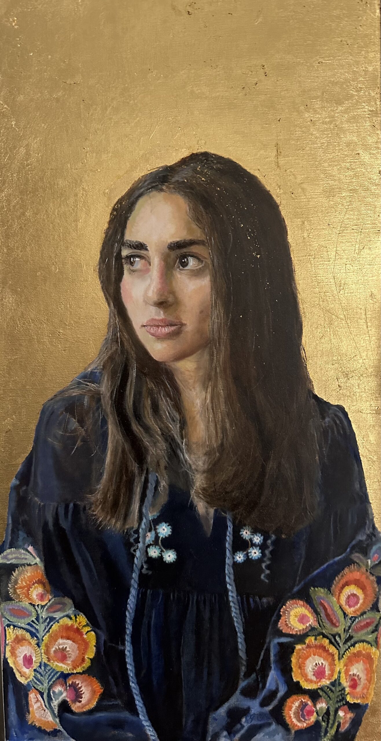 Girl-in-Velvet-Blue