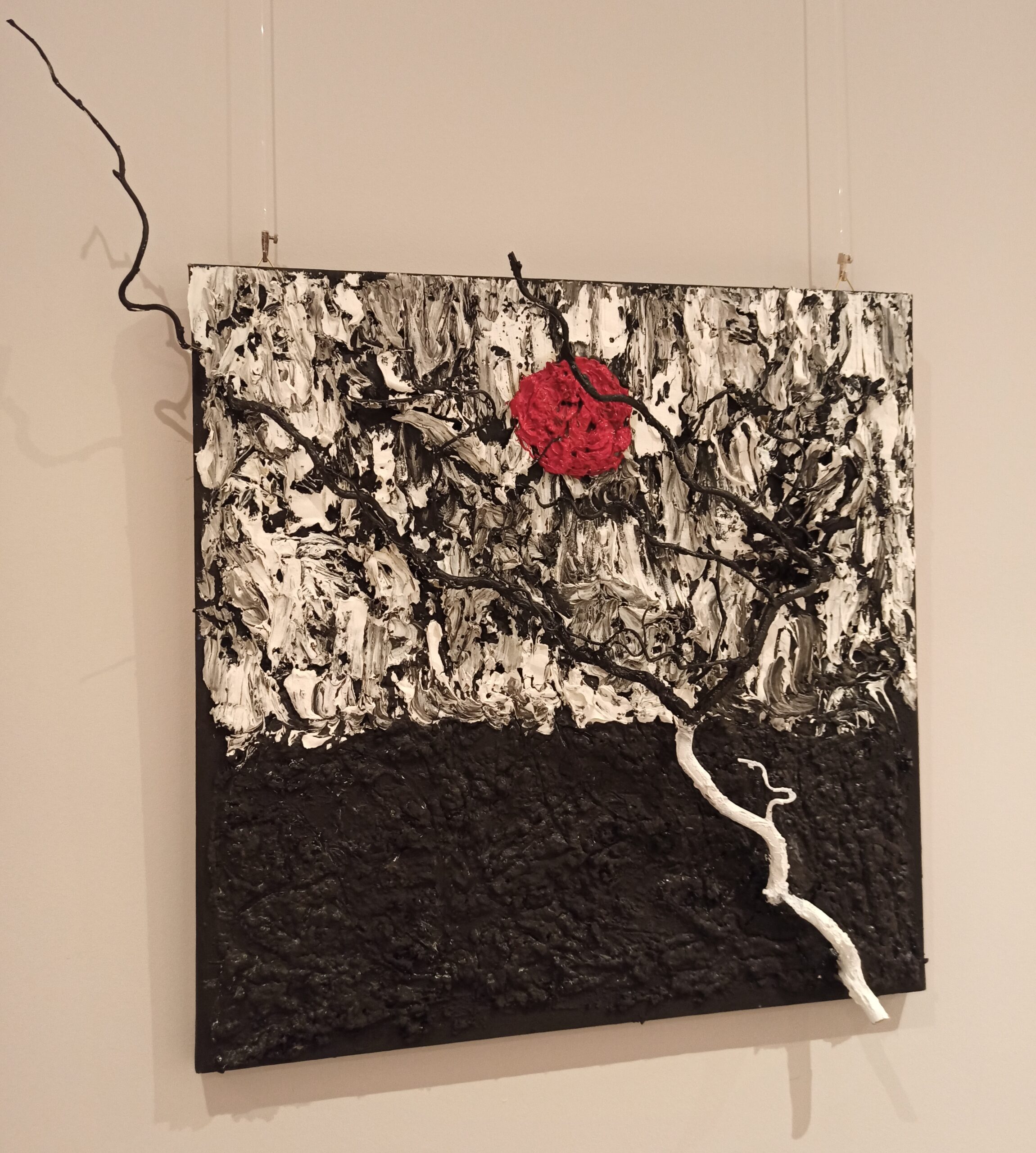 Mayada-Shibir_Relief-of-Divided-Silence_Mixed-Media_Canvas-60x60-cm_2021