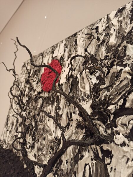 Mayada-Shibir_Relief-of-Divided-Silence_Mixed-Media_Canvas-60x60-cm_2021_detail1