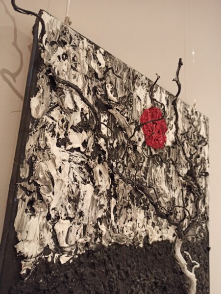 Mayada-Shibir_Relief-of-Divided-Silence_Mixed-Media_Canvas-60x60-cm_2021_detail2