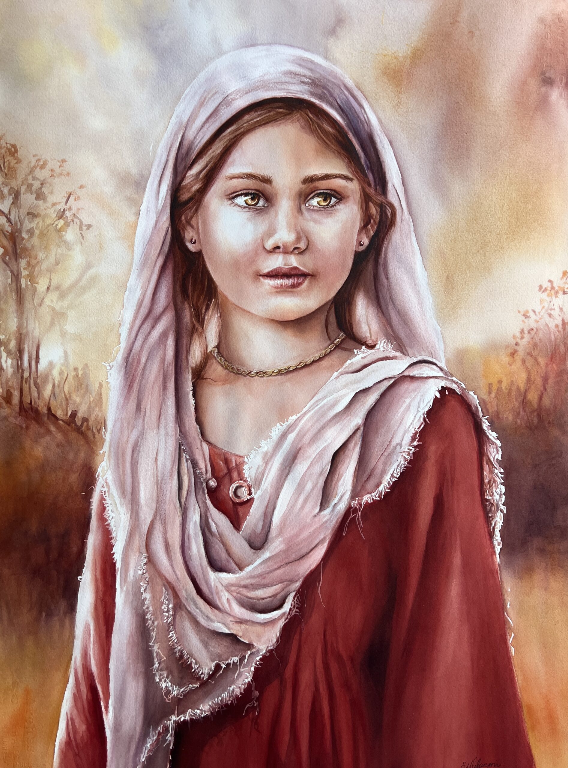 Sharon-Wilkinson_Australia_Look-to-the-Future_56x76_Watercolour