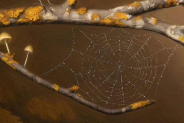 Autumn-Robin-with-Candles-Web-detail