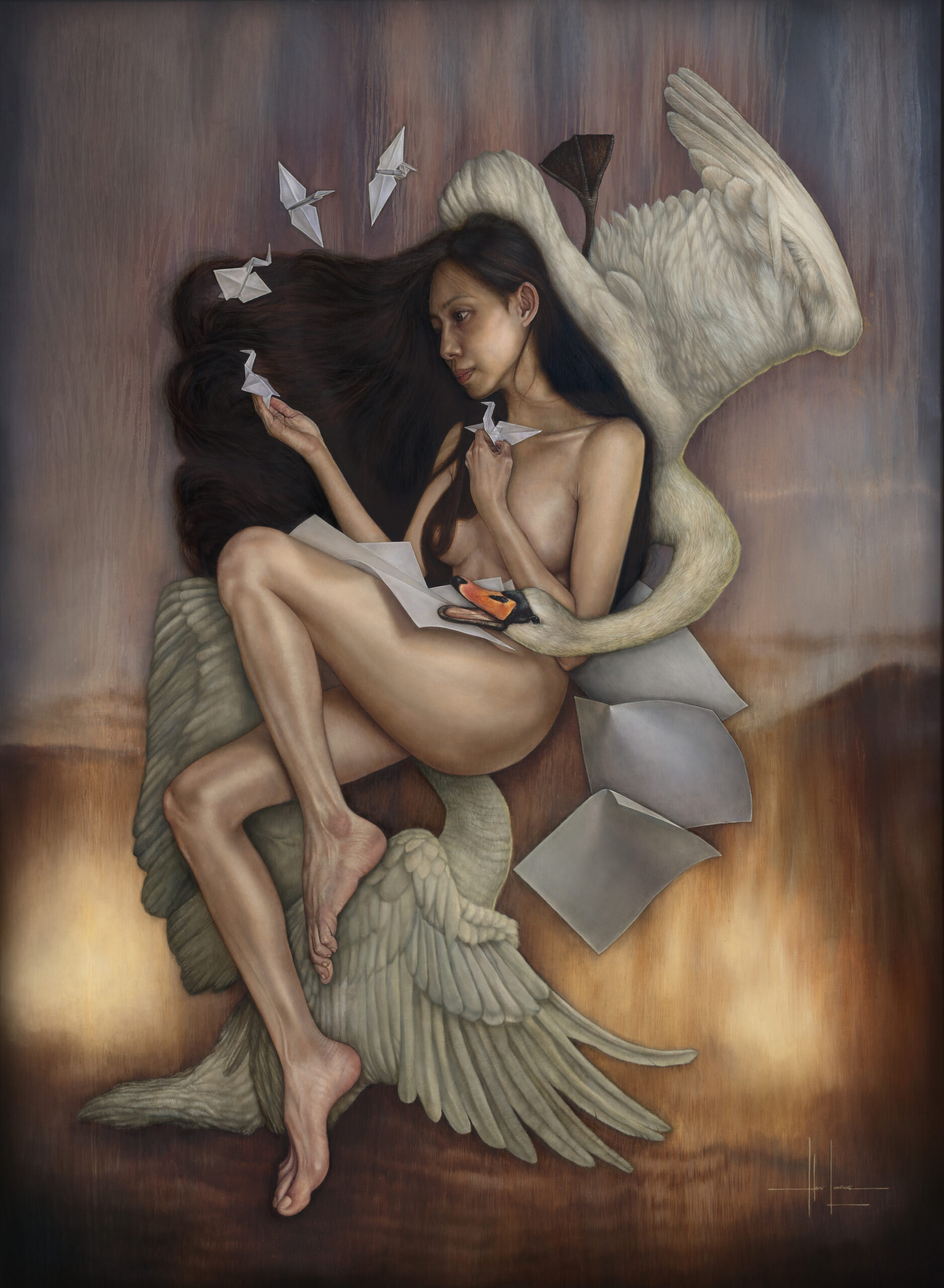 Hari-Lualhati_The-Balance-Between-Making-Things-Happen-and-Letting-Things-Happen_Oil-on-Linen_137x104cm_2026