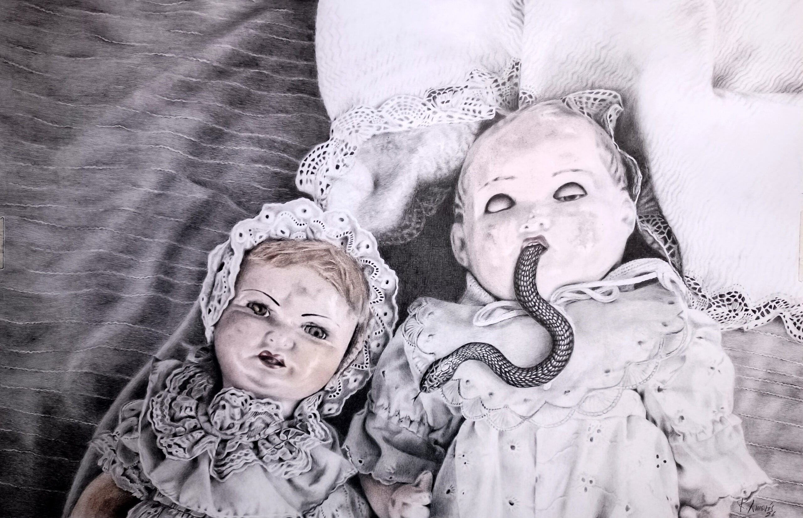 La-perdida-de-la-inocencia-Lapiz-grafito-sobre-papel-65-x-50-cm