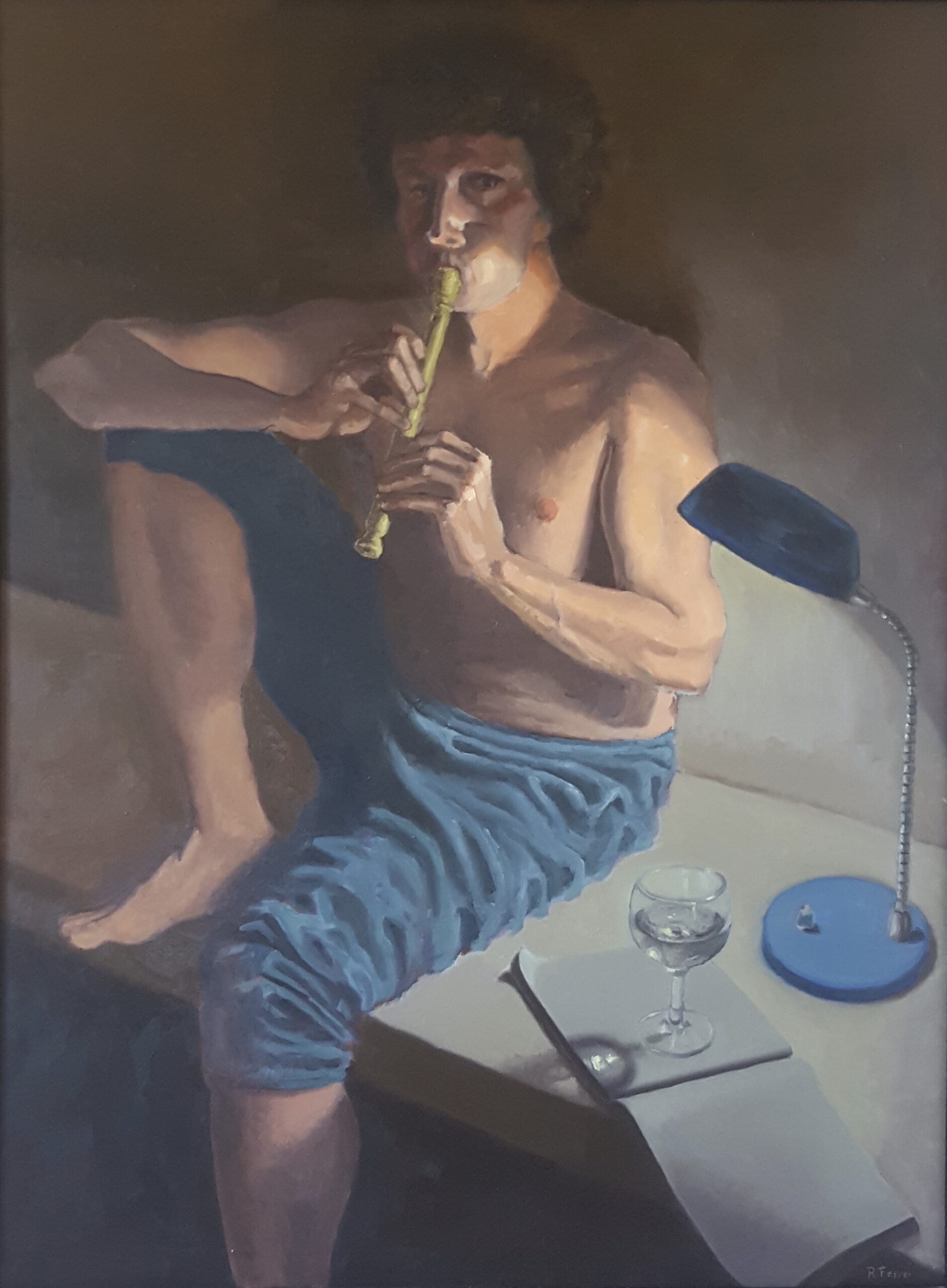 Ramon-Ferrer.-FLAUTISTA-oleo-lienzo-130-x-97-cm