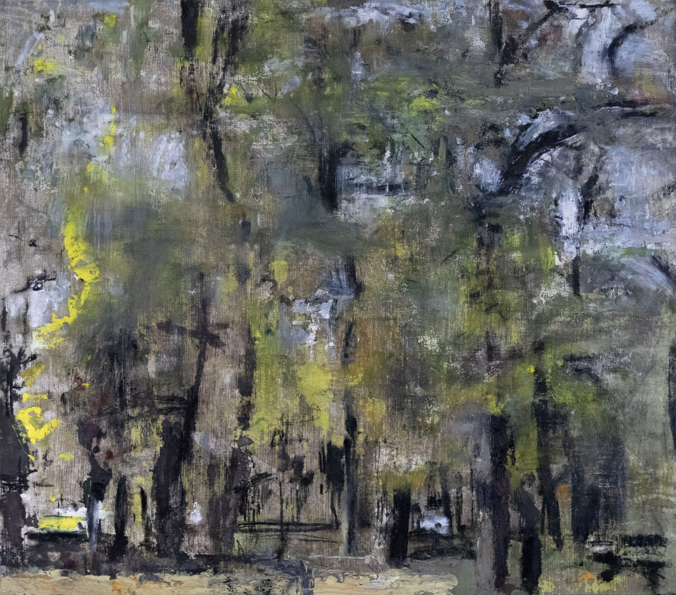 simon-mazula_City_park_No13_2025_Oil_on_canvas_95x108cm