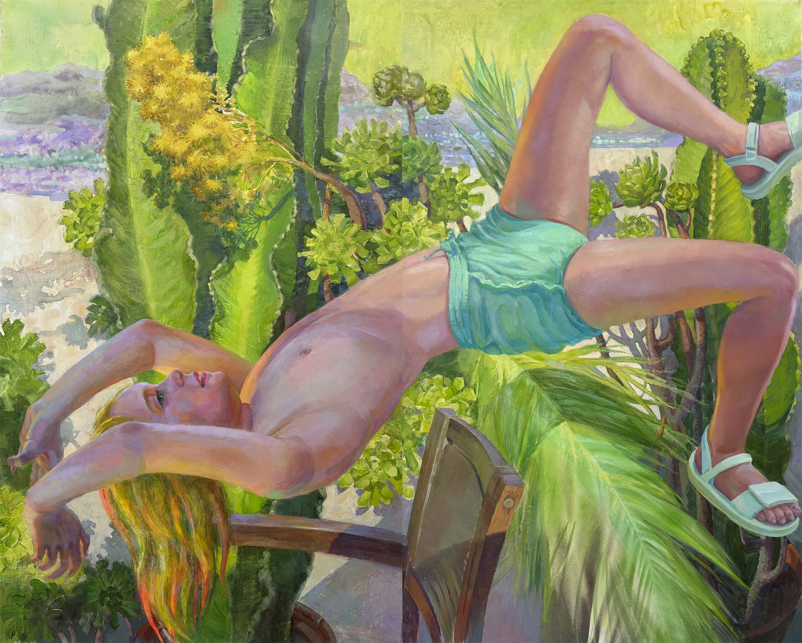 Gravedad-110x150oil-on-canvas