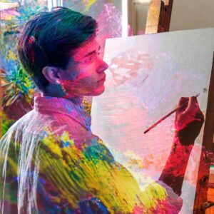 Young painter
